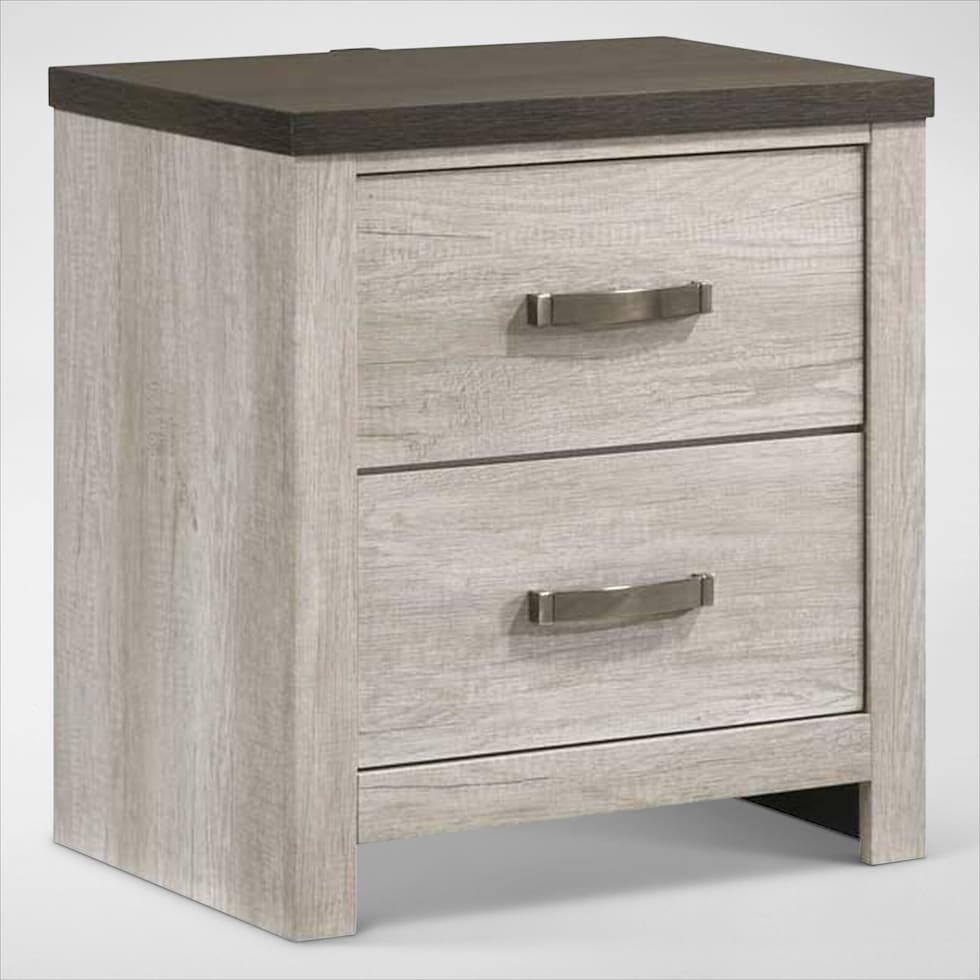 ryland bedroom two tone nightstand   