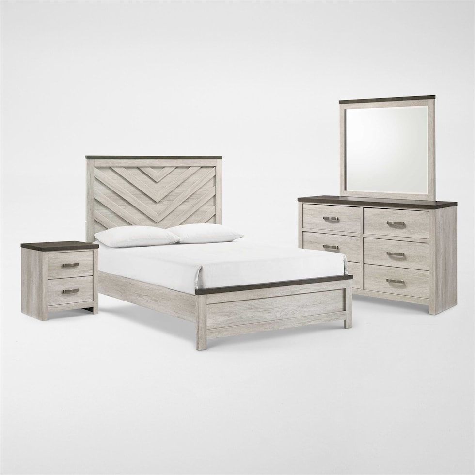 ryland youth bedroom two tone  pc full bedroom   