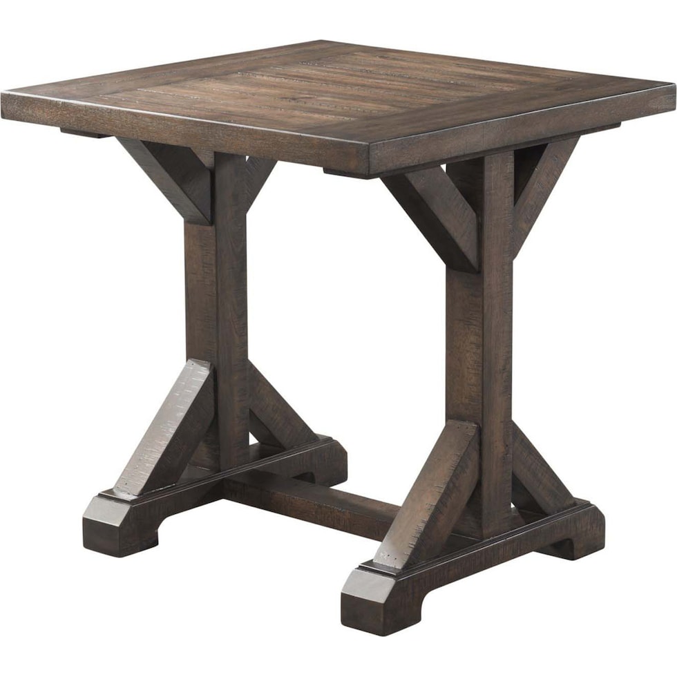 rysa dark brown end table   