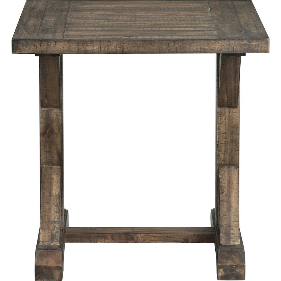 rysa dark brown end table   