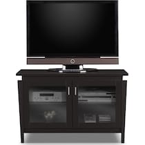 saber dark brown tv stand   
