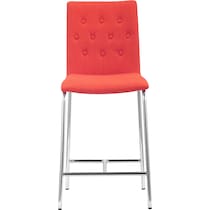 saber orange counter height stool   