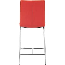 saber orange counter height stool   