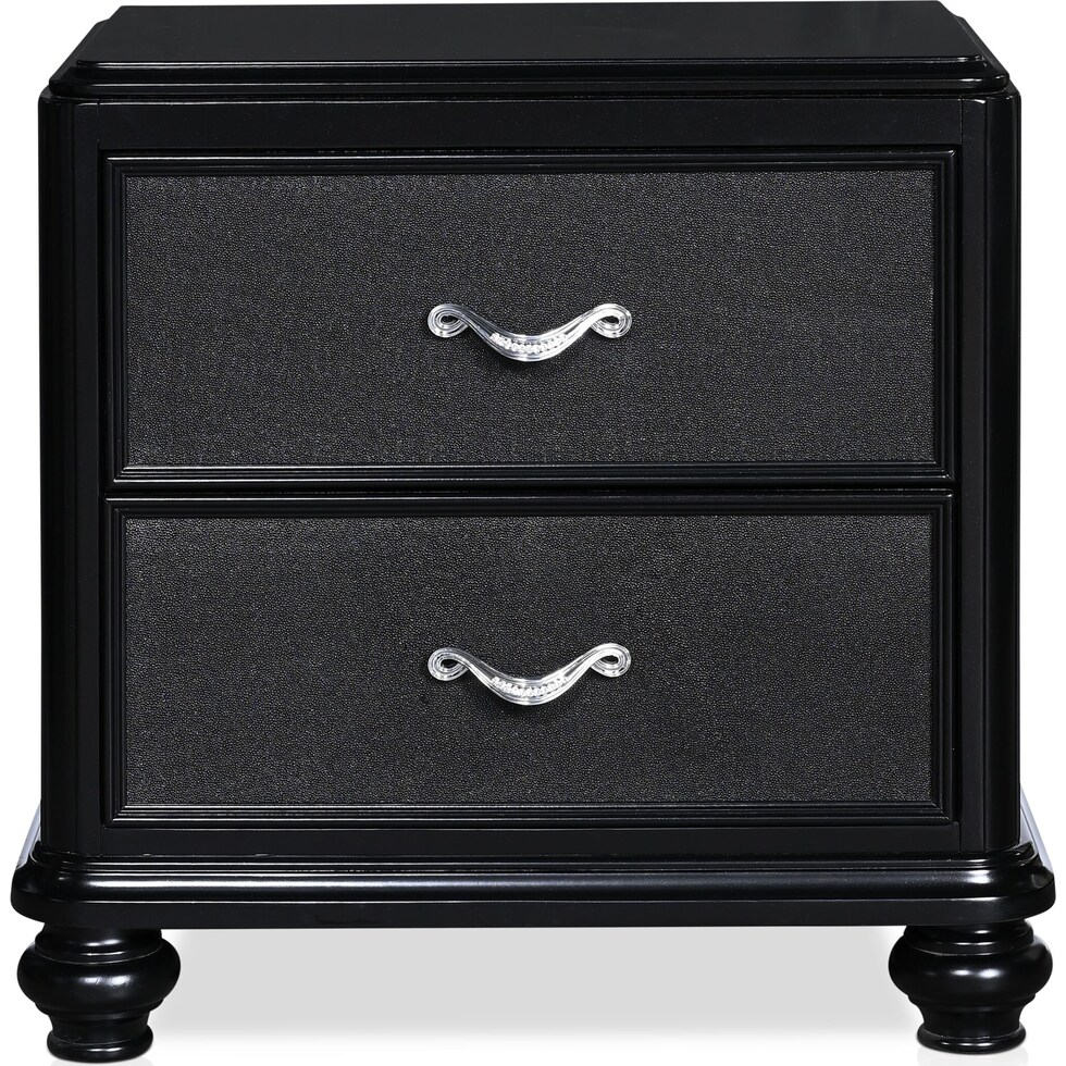 sabrina black  pc queen bedroom   