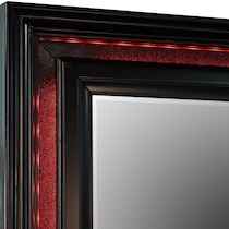 sabrina black dresser & mirror   