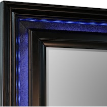 sabrina black dresser & mirror   