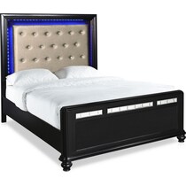 sabrina black king bed   