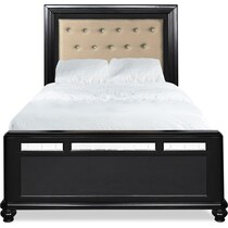 sabrina black king bed   