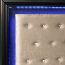 sabrina black king bed   