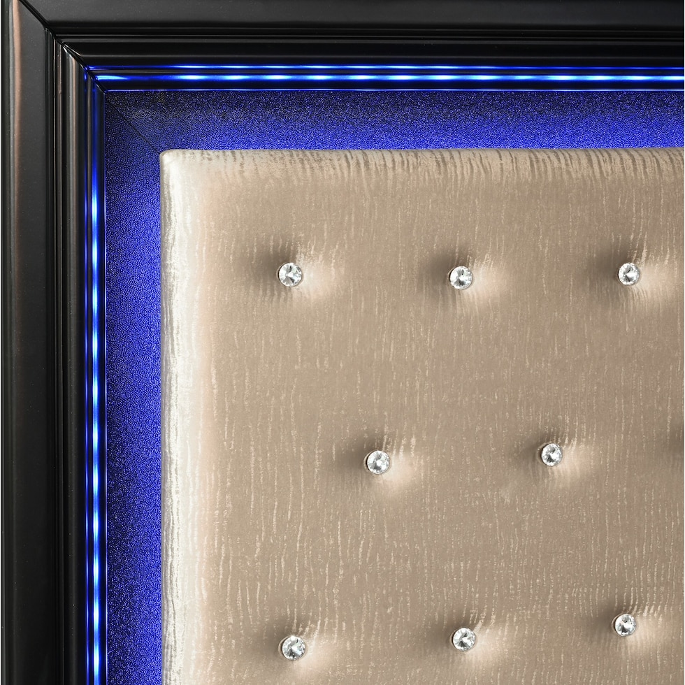 sabrina black king bed   
