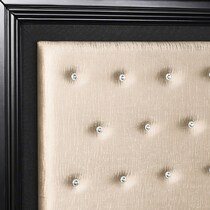 sabrina black king bed   