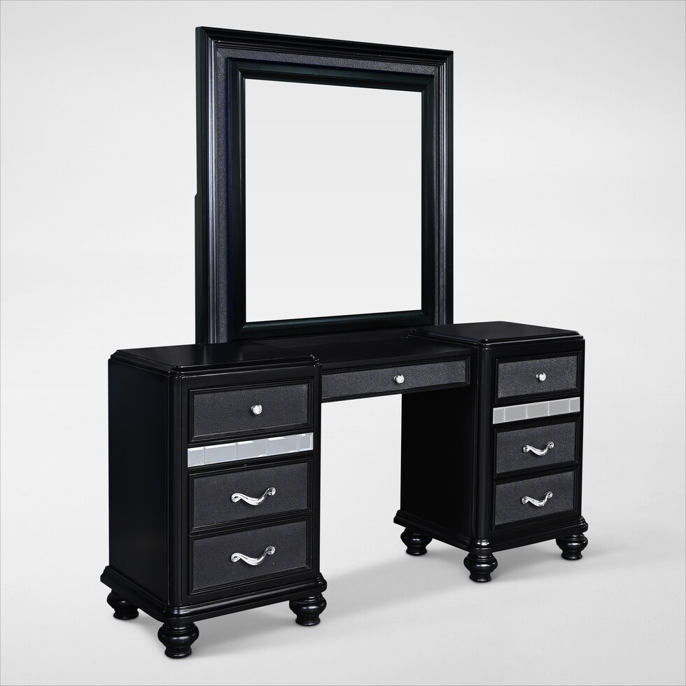 sabrina black vanity   