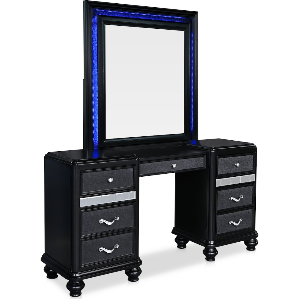 sabrina black vanity   