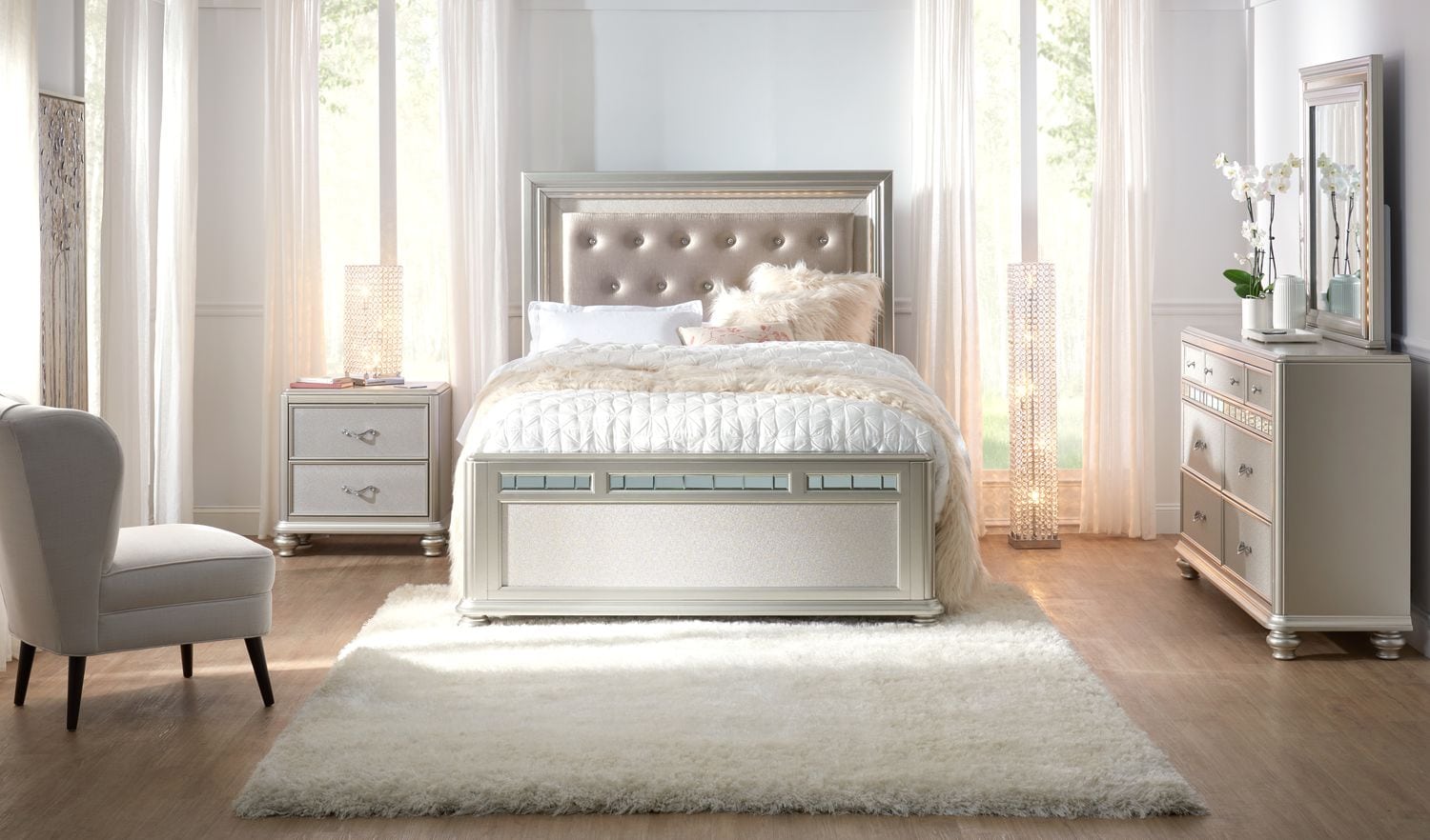 Value city queen size bedroom deals sets