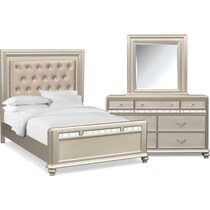 sabrina light brown  pc king bedroom   