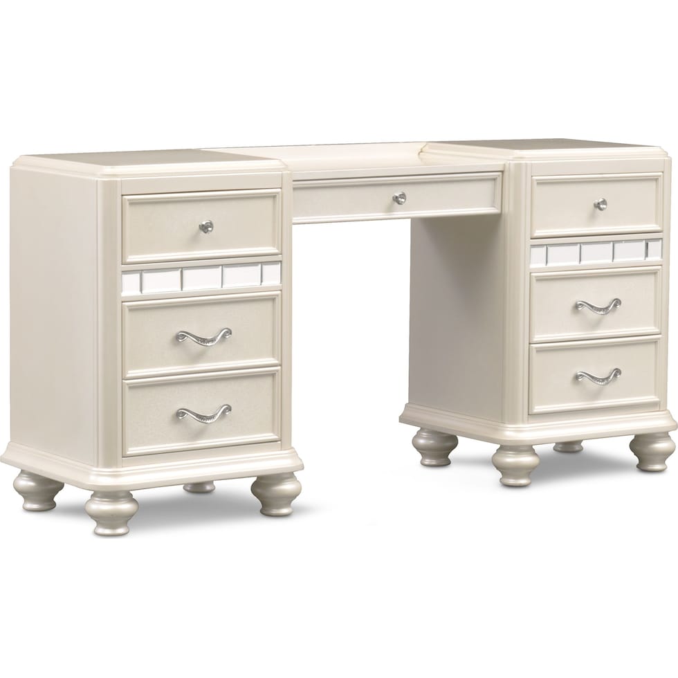 sabrina white vanity desk   