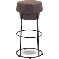 saddle brown bar stool   