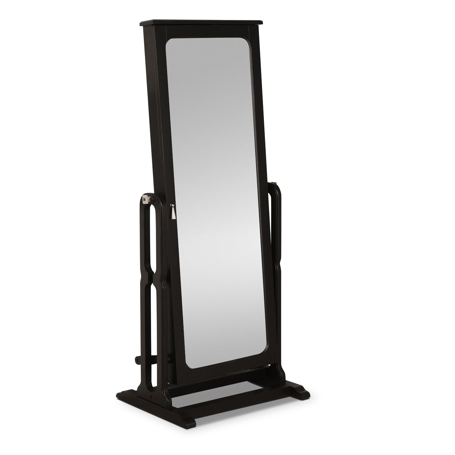 Sadie Cheval Storage Mirror Value City Furniture