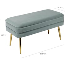 sadira blue bench   