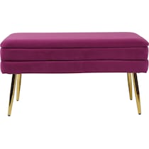 sadira purple bench   