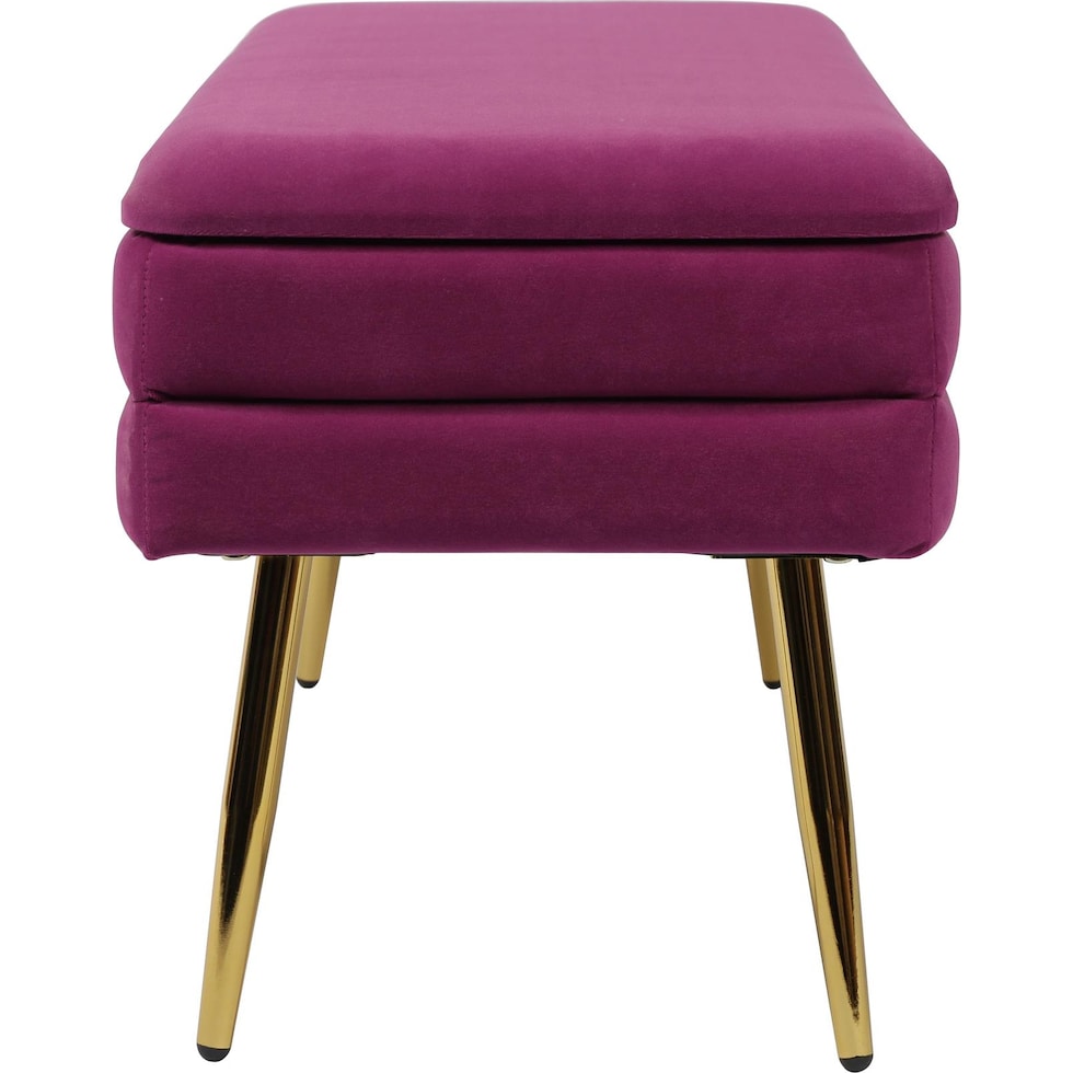 sadira purple bench   