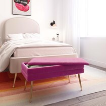 sadira purple bench   