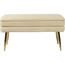 sadira white bench   