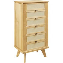 safiya light natural armoire   