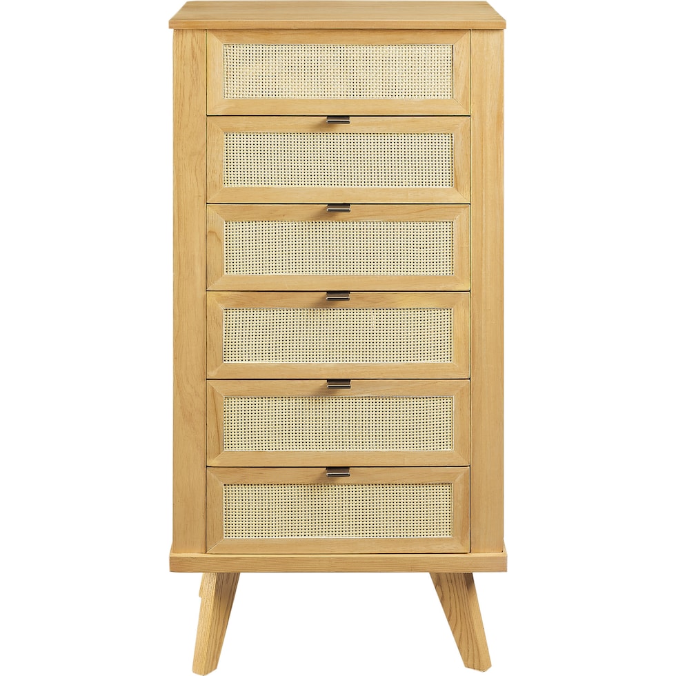 safiya light natural armoire   