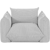 saint lucia black outdoor chair   