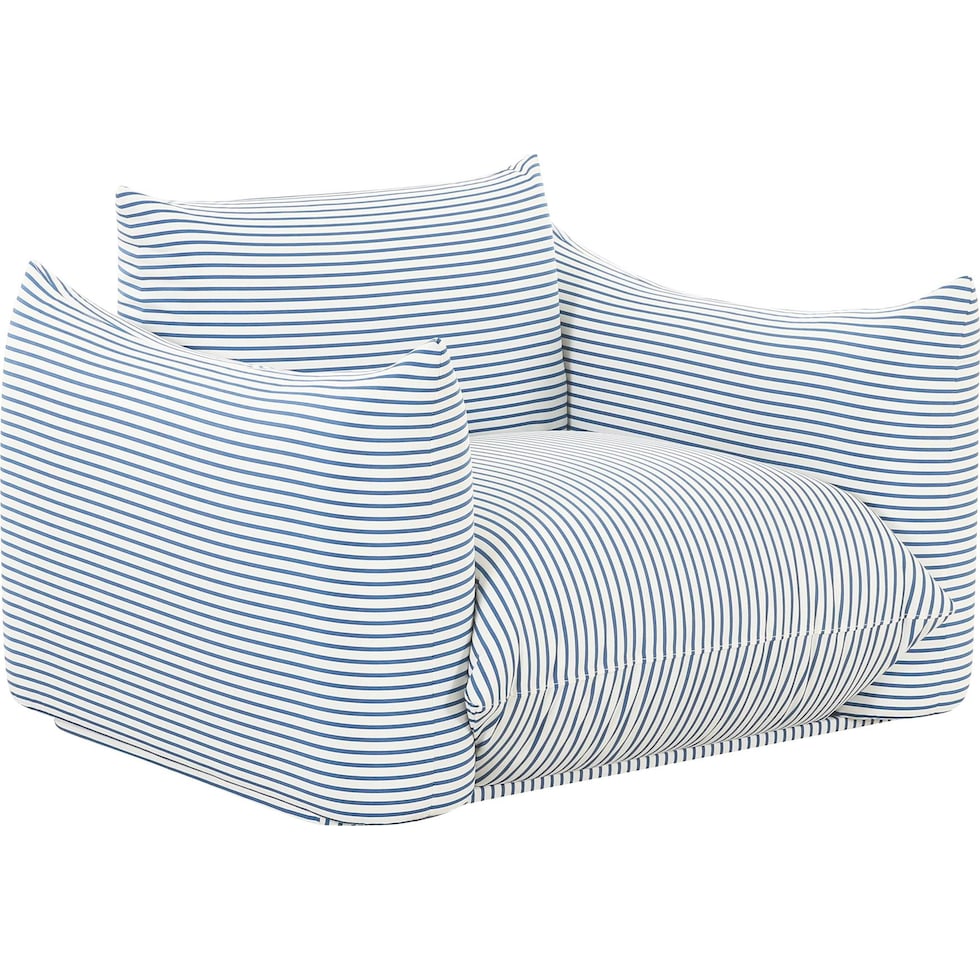 saint lucia blue outdoor chair   