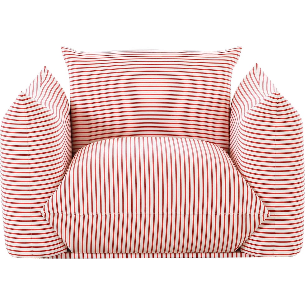 saint lucia red outdoor chair   
