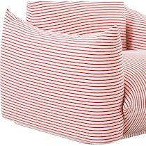 saint lucia red outdoor chair   
