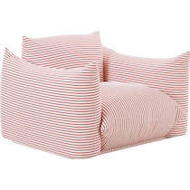 saint lucia red outdoor chair   