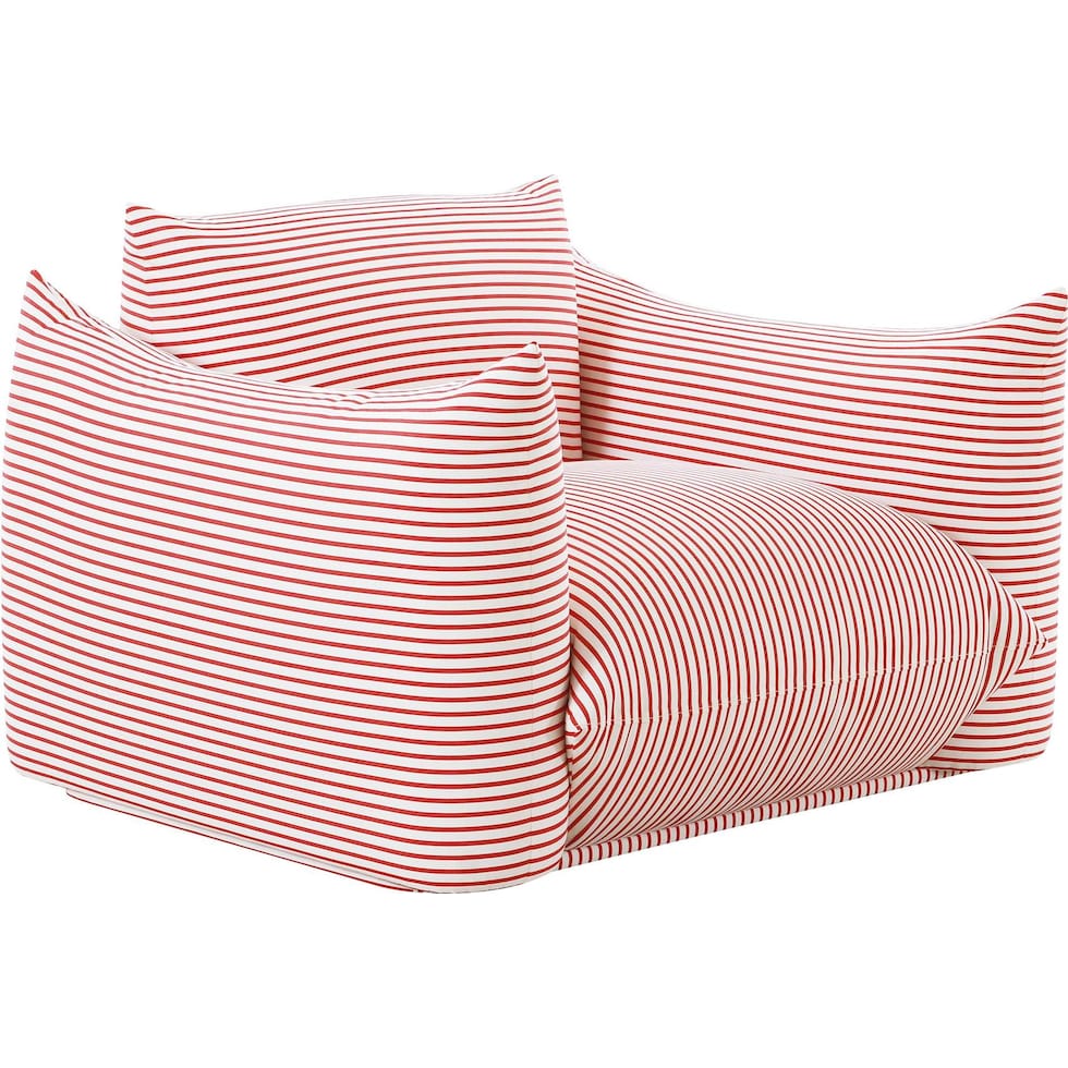 saint lucia red outdoor chair   