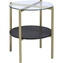 saint black  pc occasional tables   