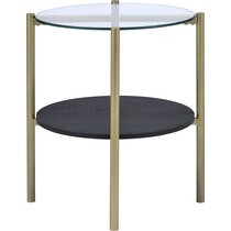 saint black pc table set   