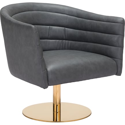 Saldana Accent Chair - Gray