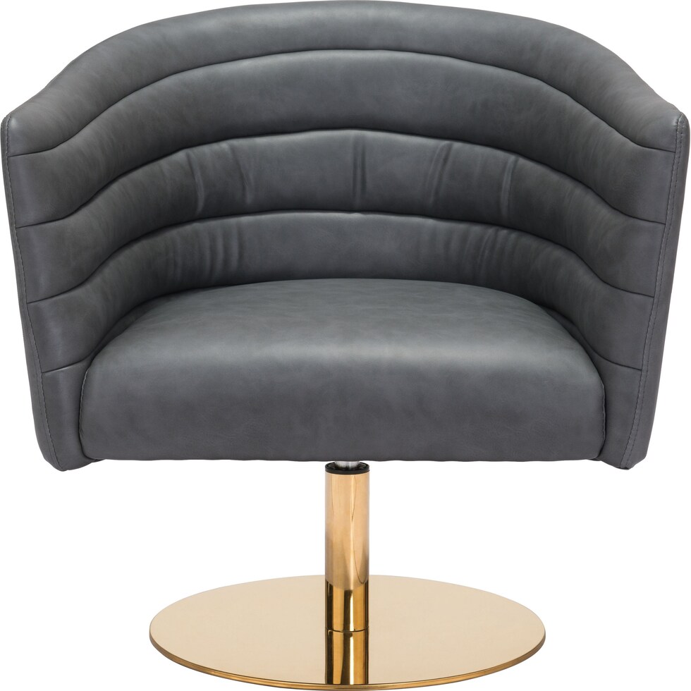 saldana gray accent chair   