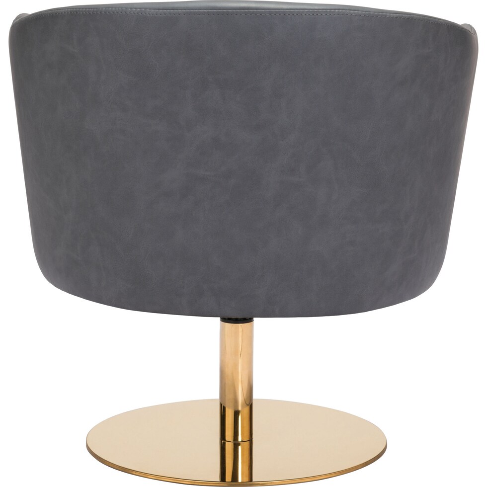 saldana gray accent chair   