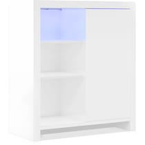 saldana white cabinet   