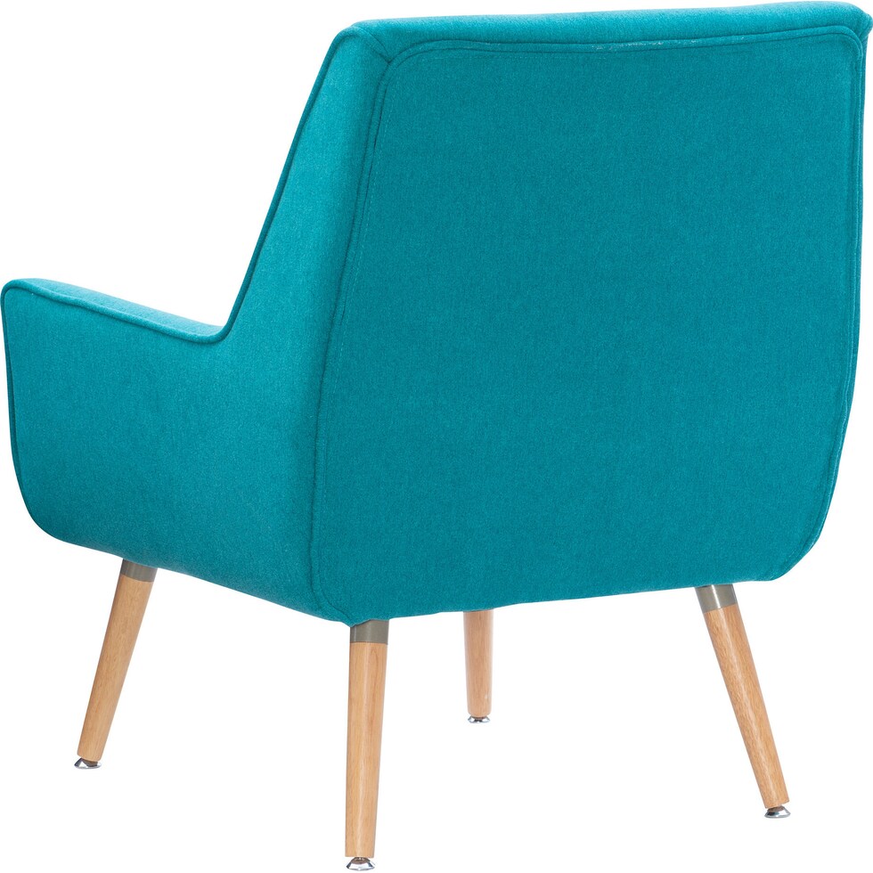 salem blue accent chair   