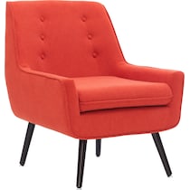 salem red accent chair   