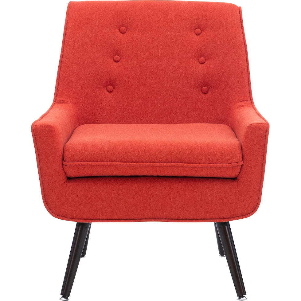 salem red accent chair   
