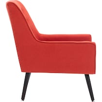salem red accent chair   