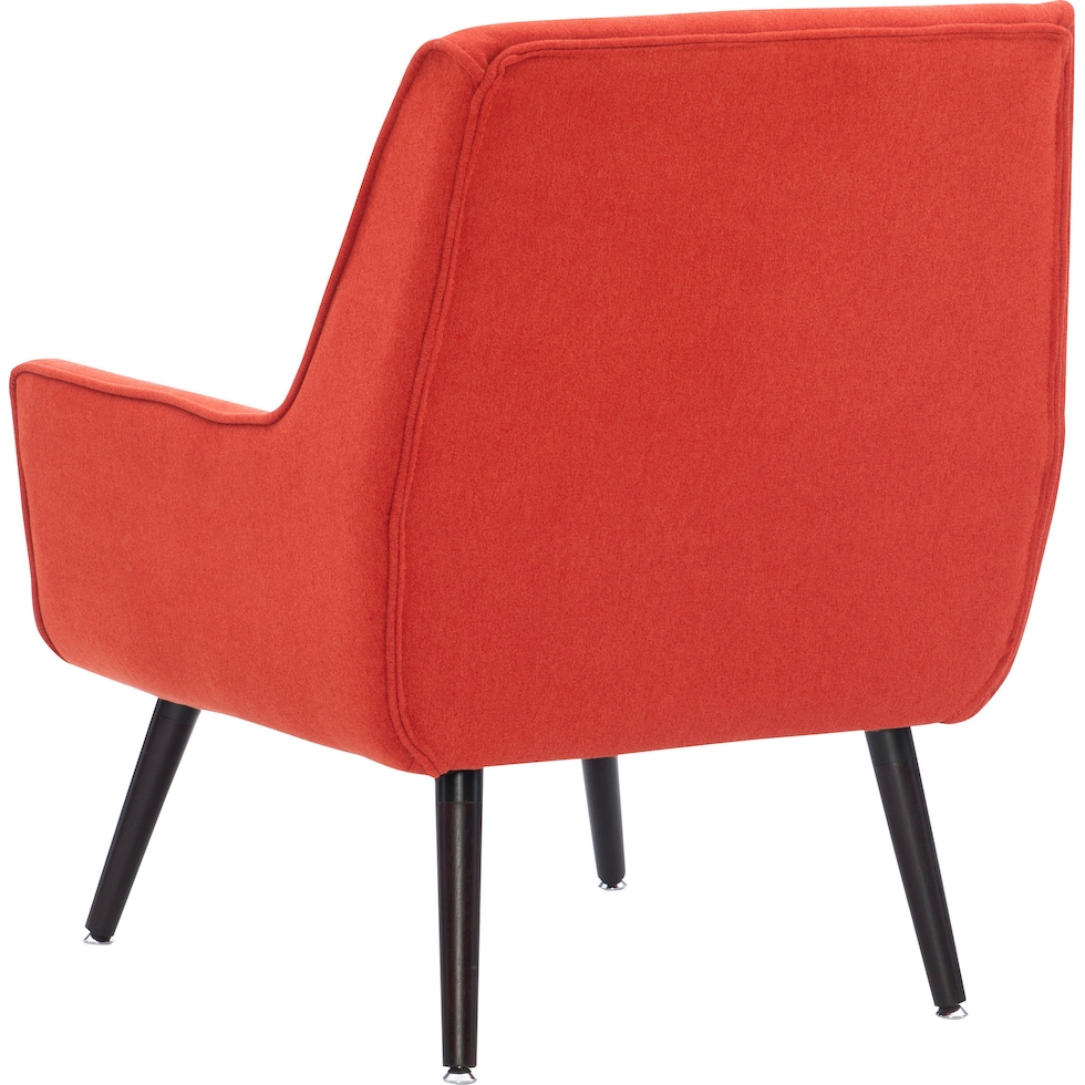 salem red accent chair   