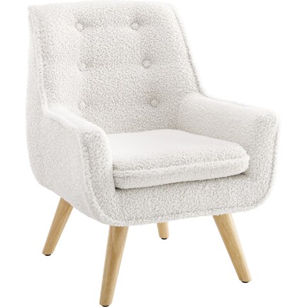 Salem Youth Accent Chair - White
