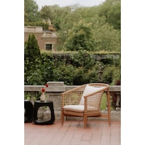 salerno neutral outdoor chair   