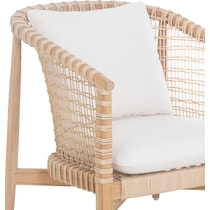 salerno neutral outdoor chair   