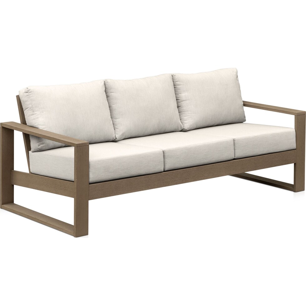 salinas gray outdoor sofa   